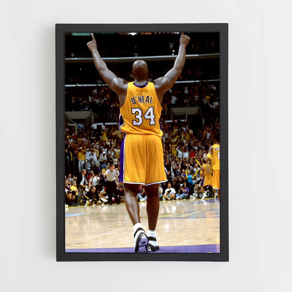 Poster Shaquille O'neal – affiche Basketball (vue 2)